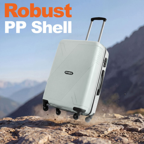 HRX Icon Check-in Suitcase 4 Wheels - 26 inch Silver - Price in