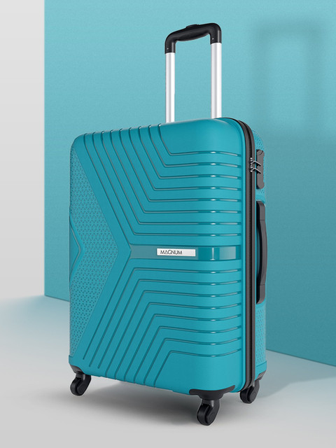 Safari Magnum Zeno 66 Check-in Suitcase Wheels 26 Inches Teal