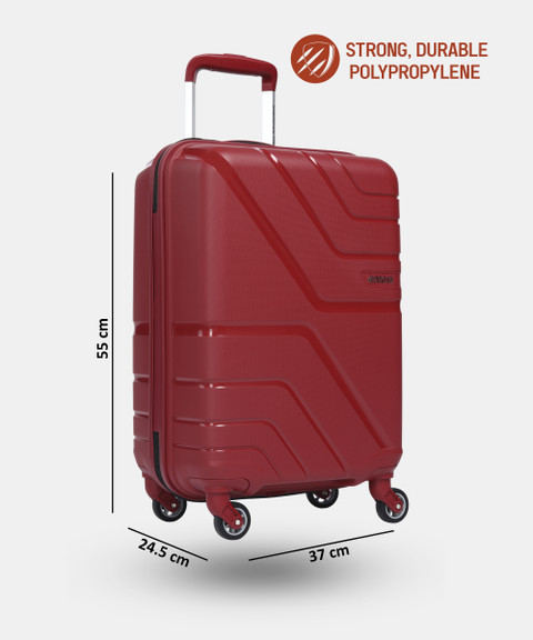AMERICAN TOURISTER Upland Dark Red Trolley Bag(AMT UPLAND SP 55/20