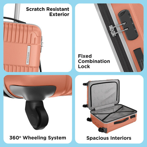 Safari Saber 77 Check-in Suitcase Wheels 30 inch MUD CORAL