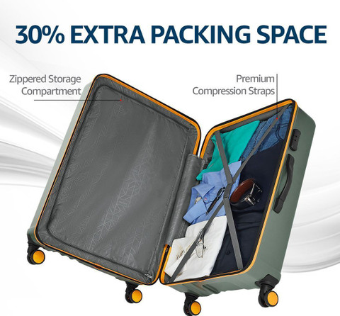 SAFARI City Miles Check-in Suitcase Wheels 27 inch Thyme Green - Main Image