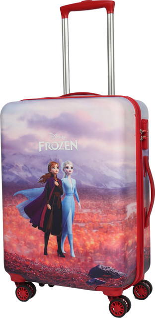 DISNEY 22 Inch Original Hard Sided Polycarbonate Kids Trolley (Red, 22