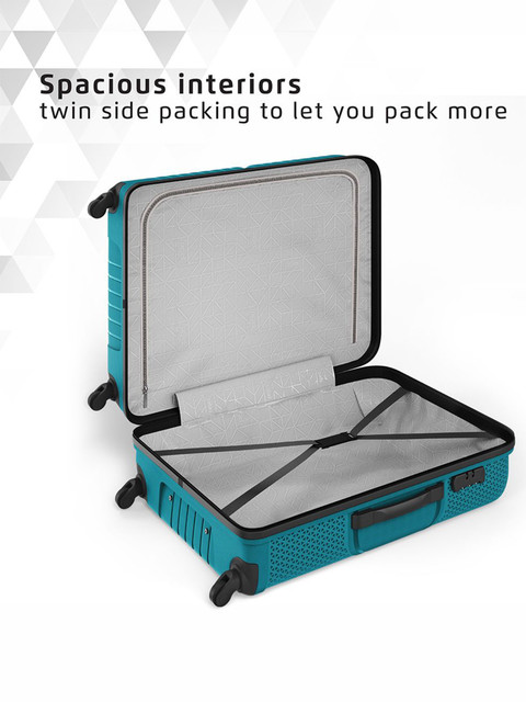 SAFARI ZENO 75 Check-in Suitcase 4 Wheels - 30 inch TEAL GREEN