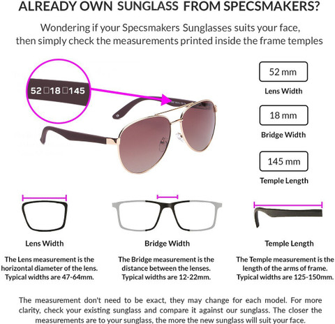 Buy specsmakers Wrap-around Sunglasses Clear For Men Women