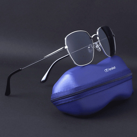 Buy VINCENT CHASE by Lenskart Retro Square Sunglasses Grey For Men