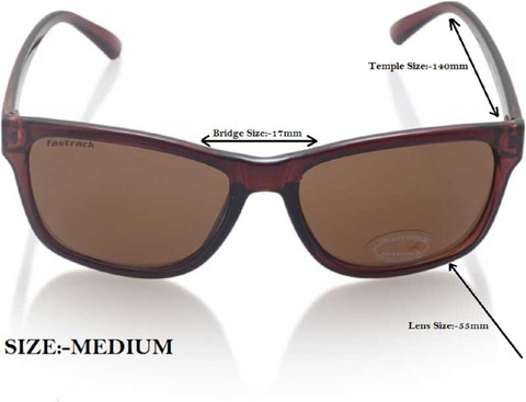 Fastrack Retro Square Sunglasses