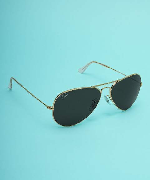Buy Ray-Ban Aviator Sunglasses Green For Women Online Best