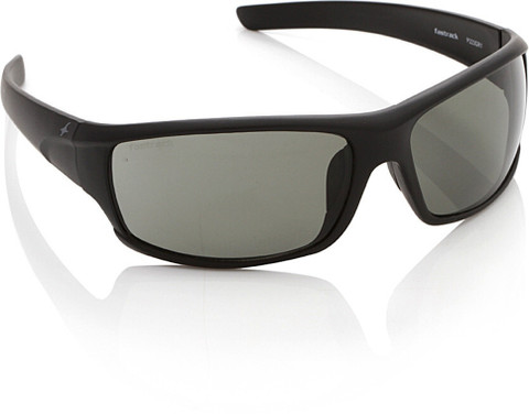 Buy Fastrack Wrap-around Sunglasses Green For Men Online Best