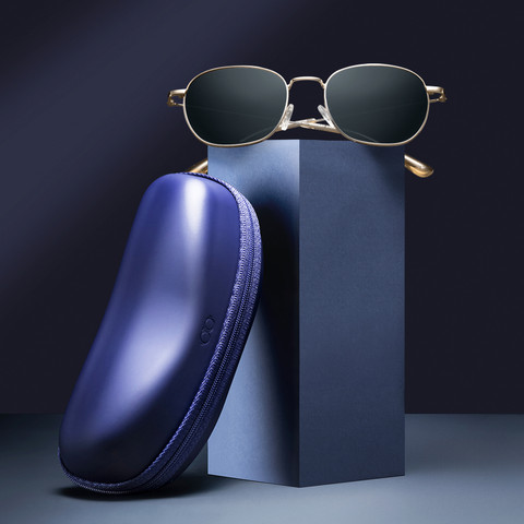 Buy VINCENT CHASE by Lenskart Round Sunglasses Grey For Men Online