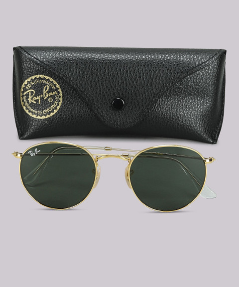Buy Ray-Ban Round Sunglasses Green For Men Online Best Prices in