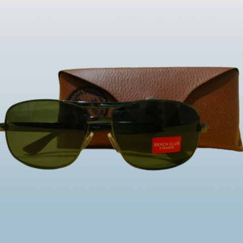 Buy BEACH CLUB Over-sized, Aviator, Oval, Round Sunglasses Black