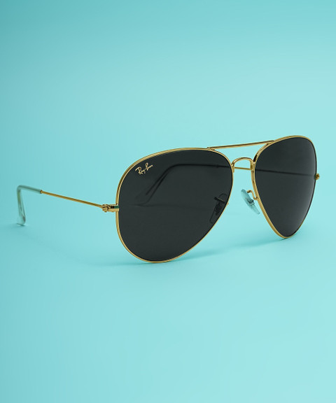 Buy Ray-Ban Aviator Sunglasses Green For Men Online Best Prices