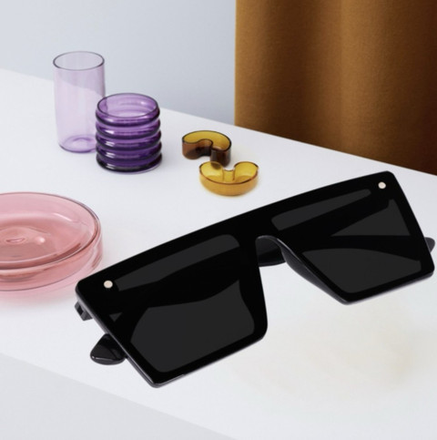 Buy PC STAR Rectangular Sunglasses Black For Men Women Online