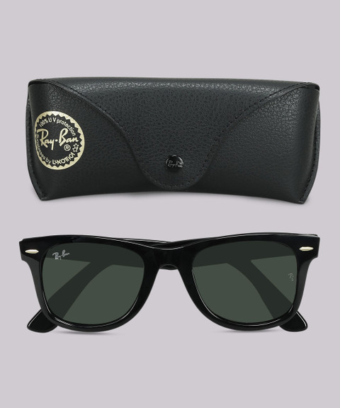 Buy Ray-Ban Wayfarer Sunglasses Green For Men Online Best Prices