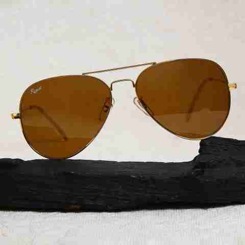 Buy Resist Aviator Sunglasses Brown, Golden For Men Women Online