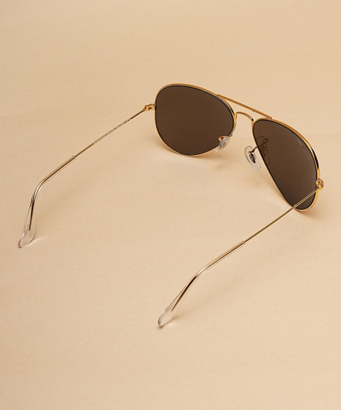 Buy Ray-Ban Aviator Sunglasses Brown For Men Online Best Prices