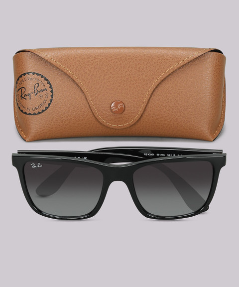 Buy Ray-Ban Retro Square Sunglasses Grey For Men Online Best