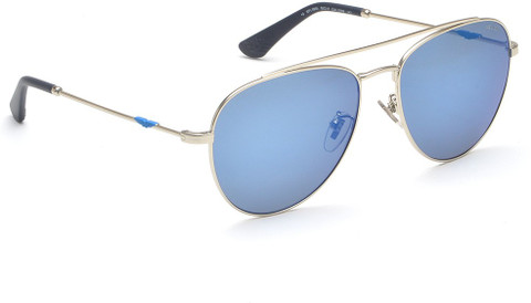 Buy Police Aviator Sunglasses Blue For Men Online Best Prices in