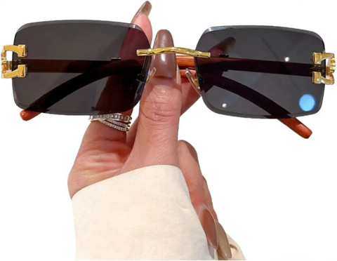 Buy WEARWISE Rectangular Sunglasses Black For Men & Women Online