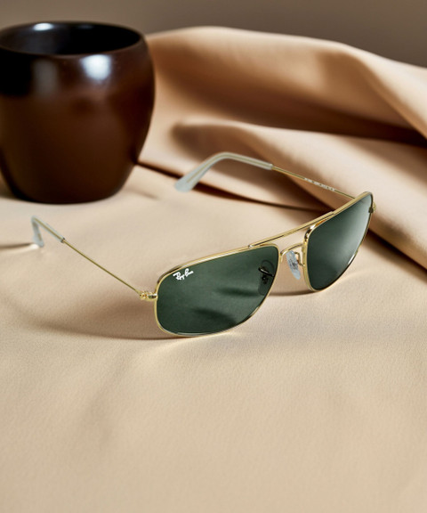 Buy Ray-Ban Aviator Sunglasses Green For Men Women Online Best