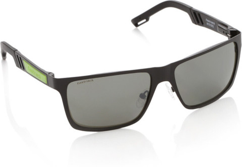 Buy Fastrack Rectangular Sunglasses Green For Men Online Best