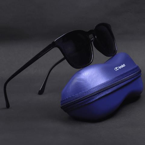 Buy VINCENT CHASE by Lenskart Wayfarer Sunglasses Black For Men