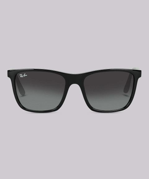 Buy Ray-Ban Retro Square Sunglasses Grey For Men Online Best
