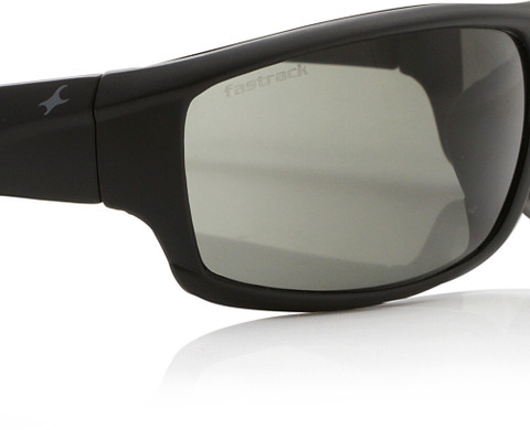 Buy Fastrack Wrap-around Sunglasses Green For Men Online Best