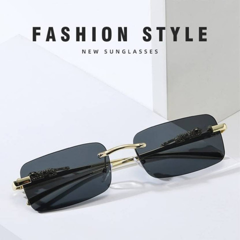 V Unique Rectangular Sunglasses