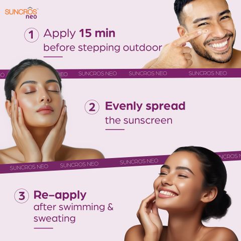 Suncros Sunscreen - SPF 75+ PA+++ Neo Sunscreen Gel SPF 75+ & PA+++, 12 ...