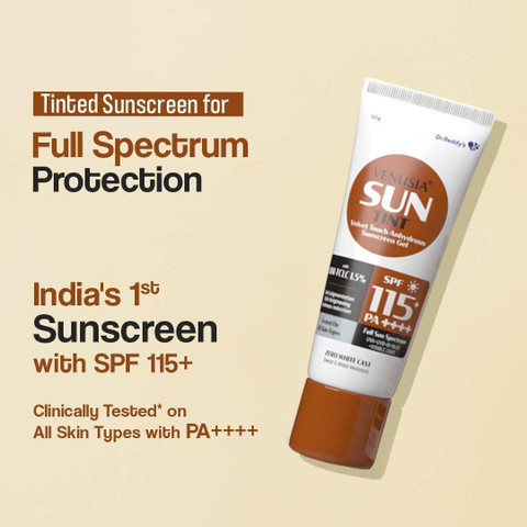 【SunSunSuny】 venusia Sunscreen - SPF 115 PA++++ Tinted sunscreen || Full