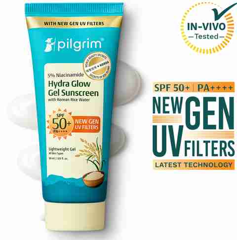 Pilgrim Sunscreen SPF 50+ PA++++ 5% Niacinamide 50ml - Image 3