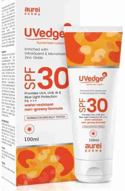 Aurelderma UVedge SPF 30 PA+++ Sunscreen Lotion 100ml 100 g - Image 3