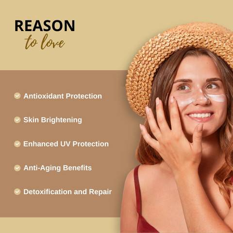 Co Luxury Sunscreen - SPF 50 PA++++ 1% Glutathione | Kojic Acid | No White Cast | Water Resistant | Sun Protection - Price in India, Buy Co Luxury Sunscreen