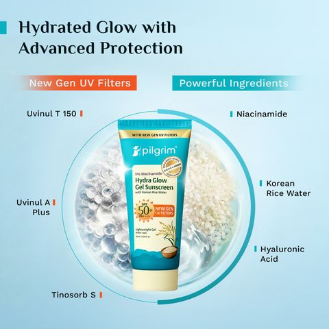 Pilgrim Sunscreen SPF 50+ PA++++ 5% Niacinamide 50ml - Image 6