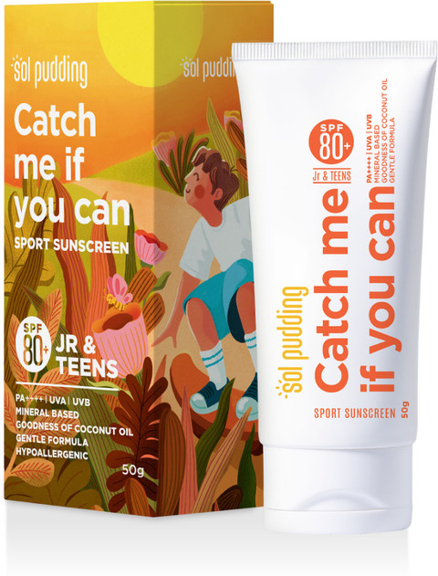 Sol Pudding Sunscreen - SPF 80 PA++++ Catch Me If You Can Kids