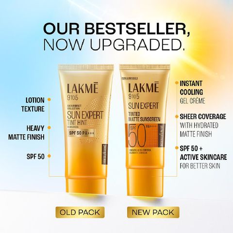 Lakmé Sunscreen - SPF 50 PA+++ Tinted UVA/B protection, for all dry, oily, normal skin (50 ml) - Image 6