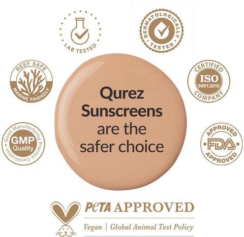 Qurez Sunscreen - SPF 50 PA++++ Mattifying Tinted Sunscreen SPF 50 PA ...