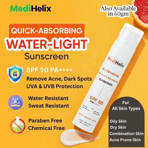 glutathione injections services Glamveda Glutathione & Vitamin C Sunscreen SPF 50 Pa+++| Broad-spectrum  Sunscreen with Advanced Blue Light Filter | UVA/UVB Protection | No White  Cast, Water resistant & Non Sticky | 50gm: Buy Online at Best Price in UAE main image 1