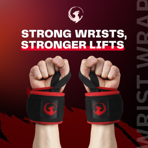 GRIFFIN GEARS Weightlifting Straps Wrist Supporter wraps For Push
