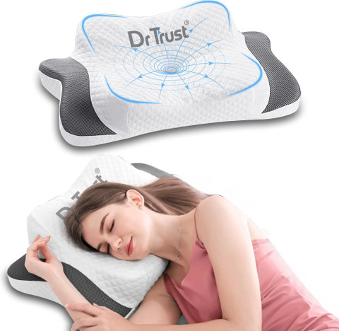 Dr Trust USA Orthopedic Pillow for Neck, Head, Shoulder Support