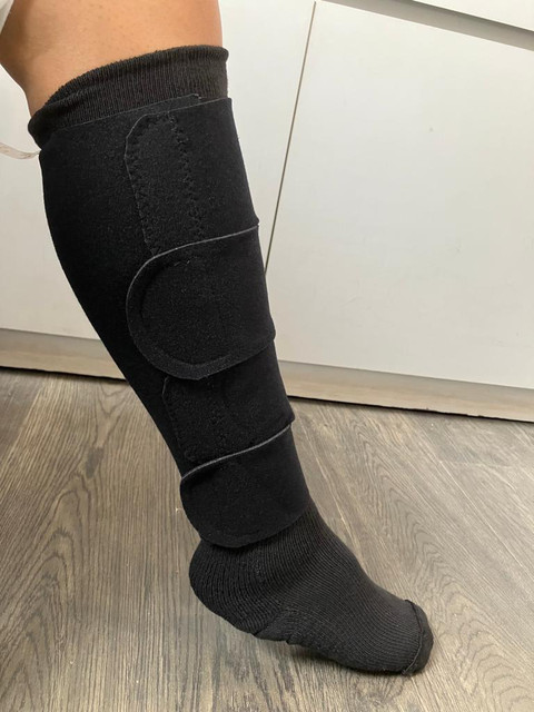 Vein Care Polyester Compression Calf Wrap for Muscle and Knee Support Knee  Support