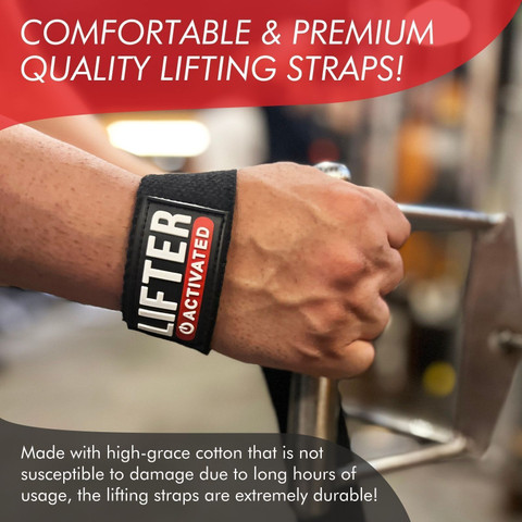 EasyHealth Gym Weightlifting straps Deadlift Straps gym accessories for men  wrist straps Wrist Support