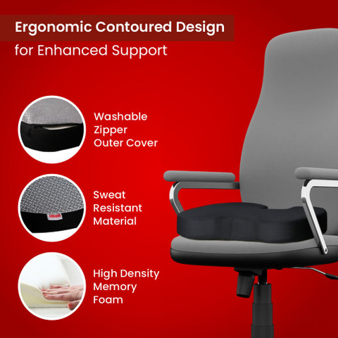 Seat Cover Office Chair Cushion For Tailbone Pain SUPERFINE