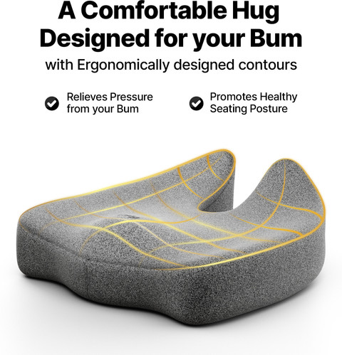 Frido Ultimate Pro Seat Cushion for Hip Tailbone Pain Relief