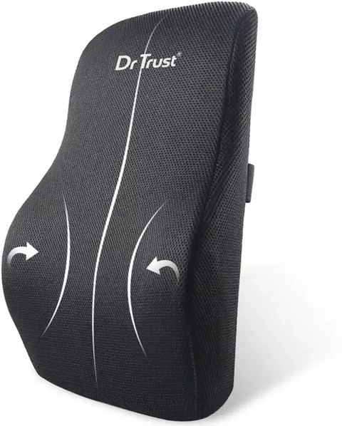 Dr Trust USA Memory Foam Backrest Chair Cushion Posture Corrector