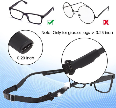 Anti Slip Sports Cord For Glasses HANNEA Adjustable Glasses Straps