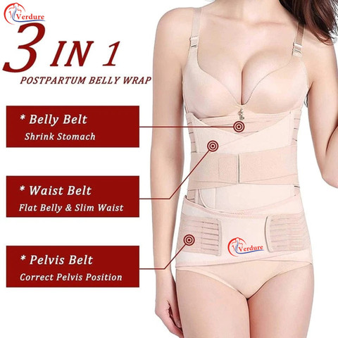Verdure Post Pregnancy in After Delivery Tummy Shaping Belt for  Women(28-34''size S) Abdominal Belt