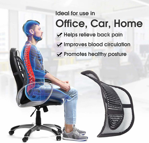 Onlinch Car Back Pain Relief Lower Back Support for Chair Back