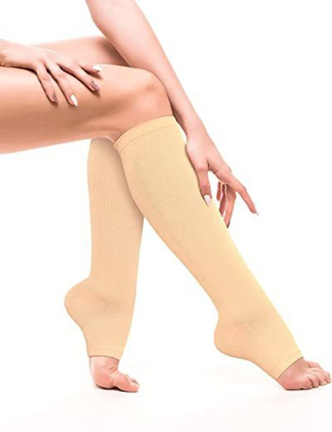 KUDIZE Compression Stockings for Varicose Veins Medical Grade Stockings for  Pain Relief Knee Support
